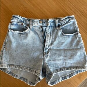Abercrombie & Fitch Light Blue Jean Shorts